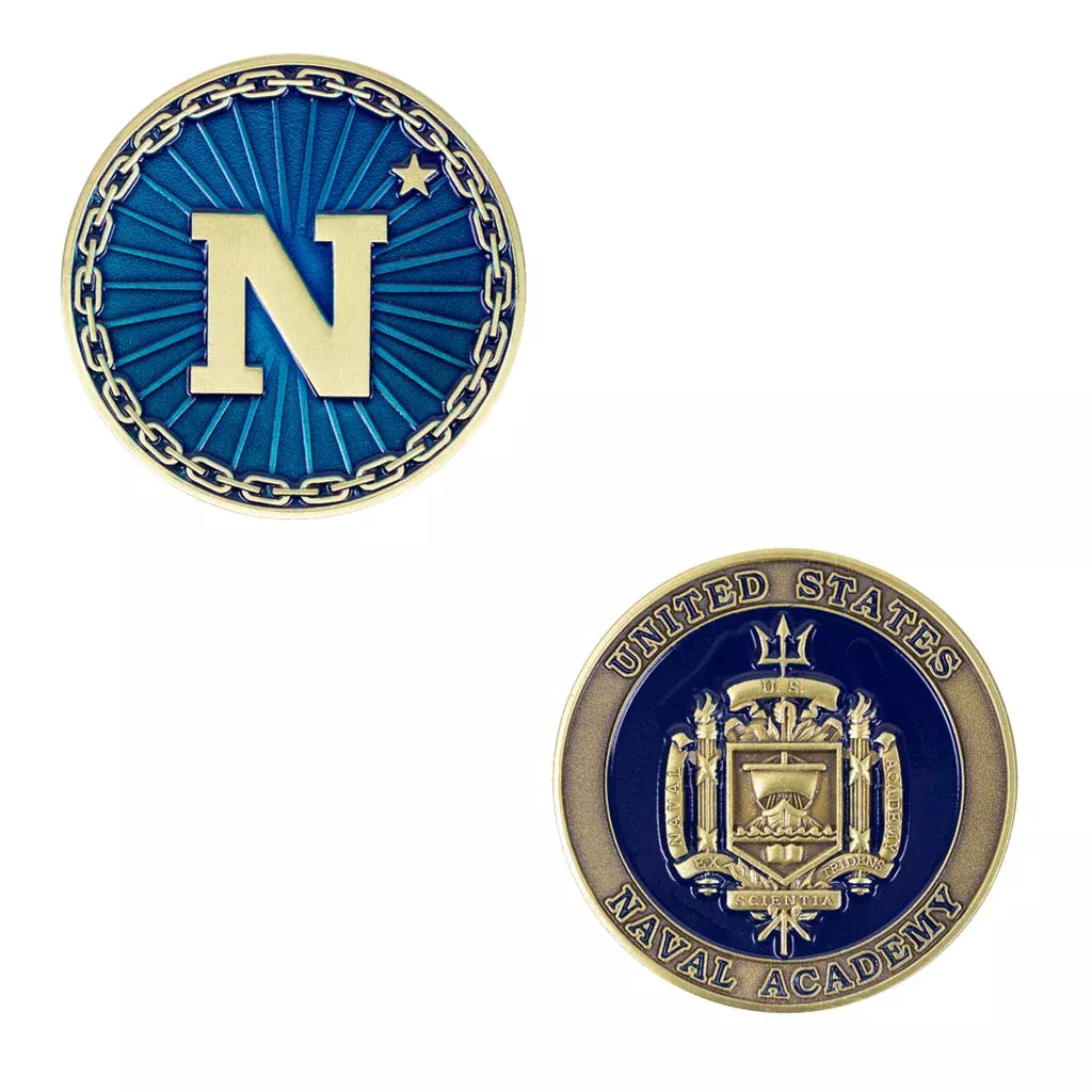 US Navy Academy Coin