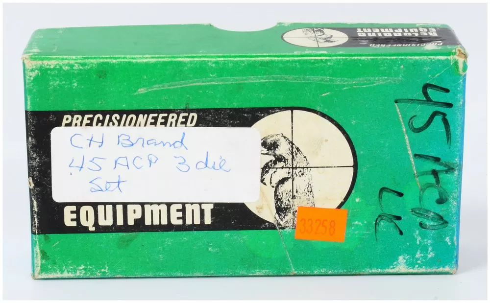 Vintage RCBS .45 ACP 3-Die Reloading Set