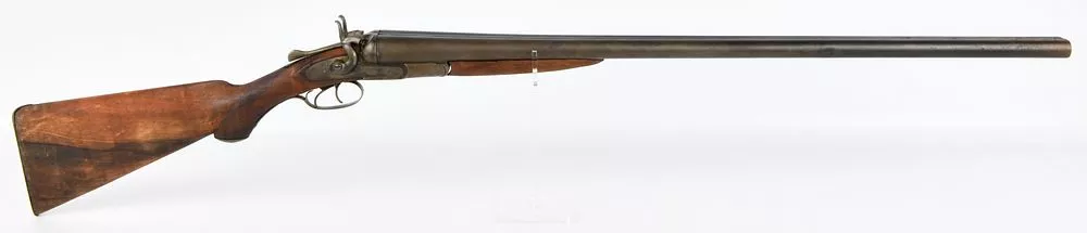 W.W. MOORE & Co LONDON Double-Barreled Side-by-Side Hammer Shotgun