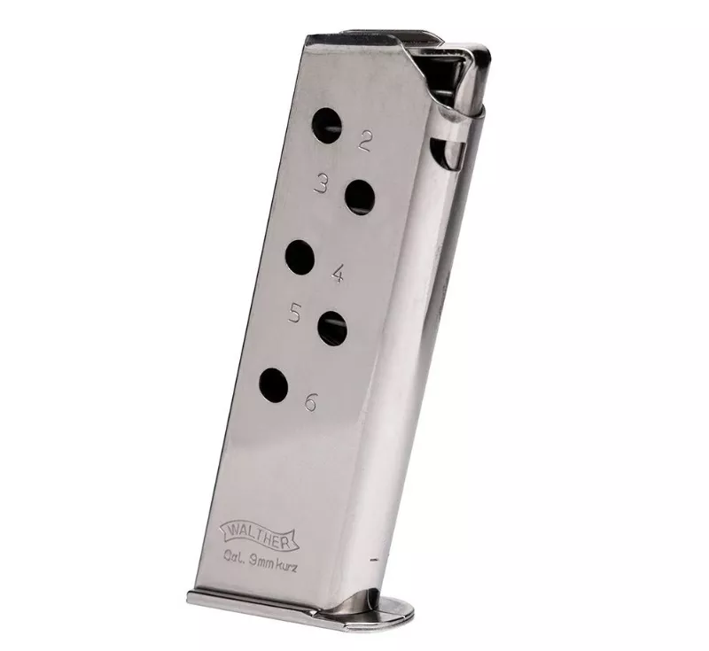 Walther Arms PPK/S .32 ACP 8-Round Nickel Magazine