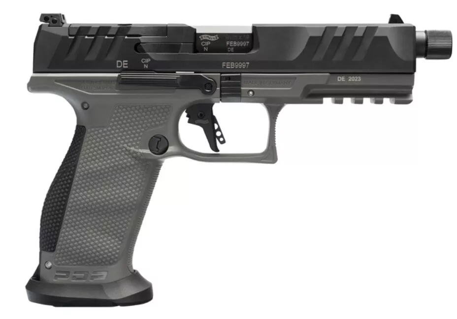 WALTHER PDP PRO SD FULL SIZE 9MM PSTL BLK/TNG GRY 5.1" T.B. 3-18RD MAGAZINES