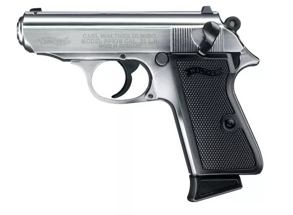 WALTHER PPK/S 22LR PSTL NICKLE 10RD MAG