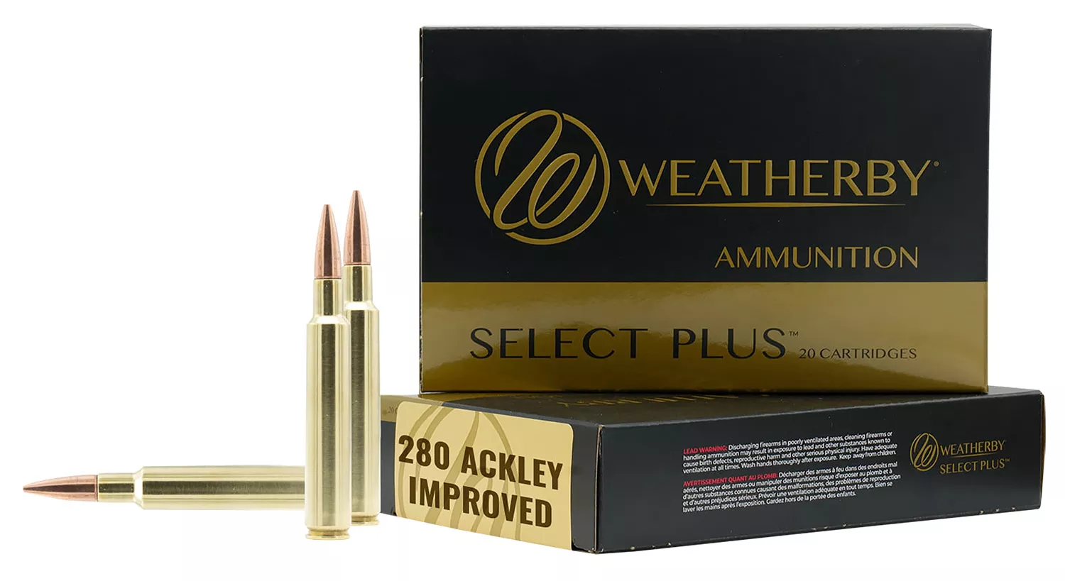 Weatherby 280 Ackley 168gr Berger Hybrid Hunter Ammo