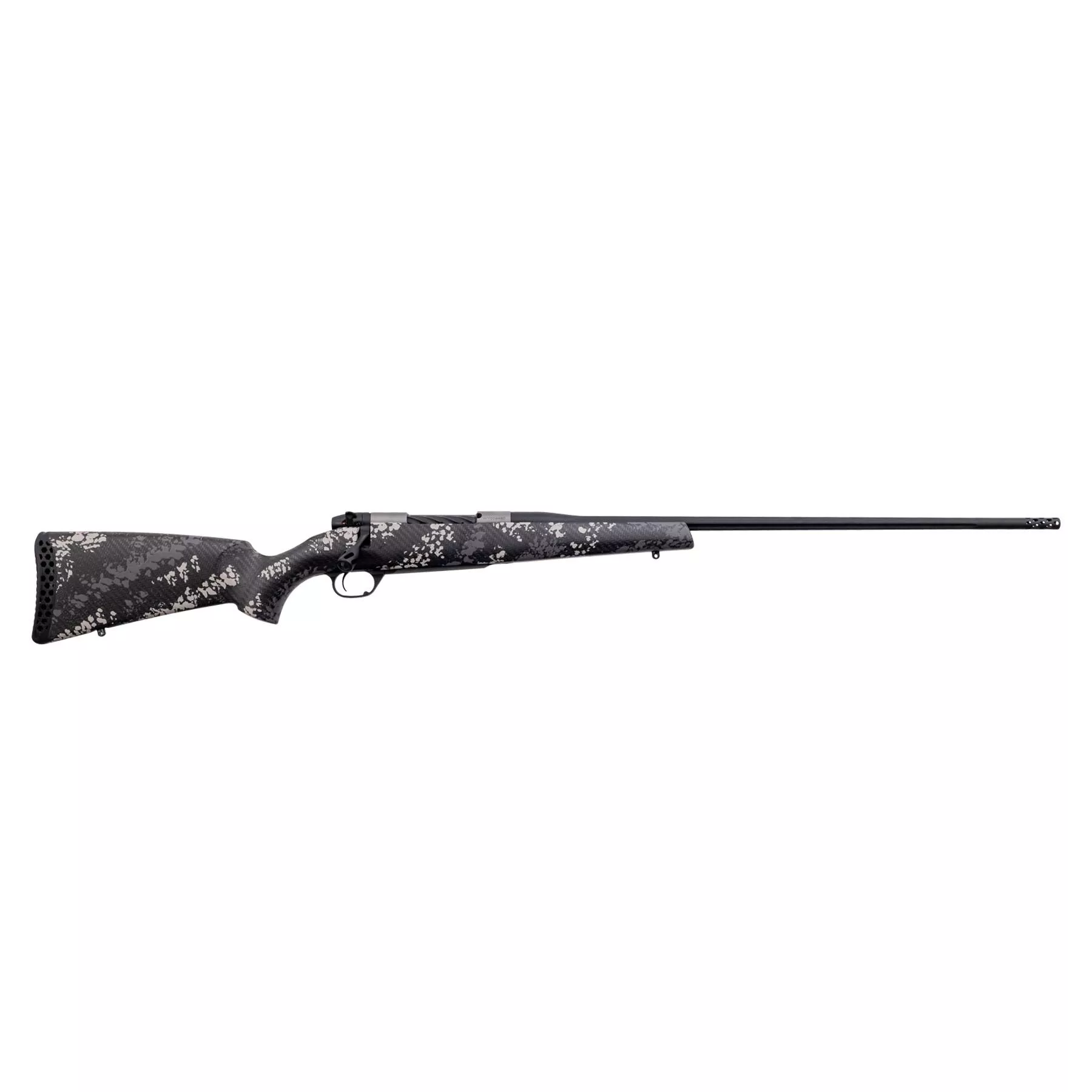 Weatherby Mark V Backcountry 2.0 Ti 6.5 Wby RPM Rifle 4rd Magazine 24" Barrel Synthetic Stock Grey and White