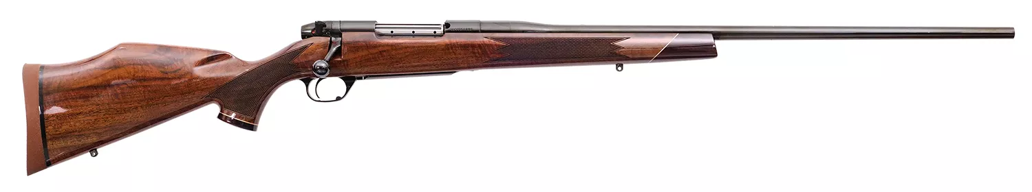 Weatherby MDX01N303WR8B Mark V Deluxe Full Size 30-378 Wthby Mag 2+1 26" High Gloss Blued Threaded Barrel, Drilled & Tapped Blued Steel Receiver, Fixed Monte Carlo Gloss Walnut Stock