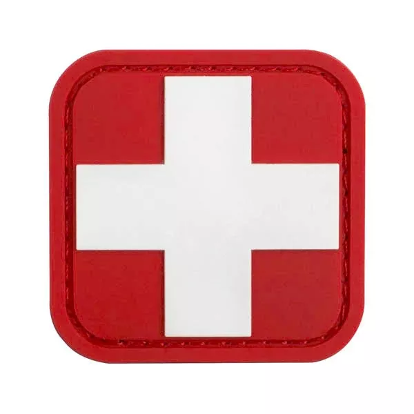 White Cross PVC Medic Patch