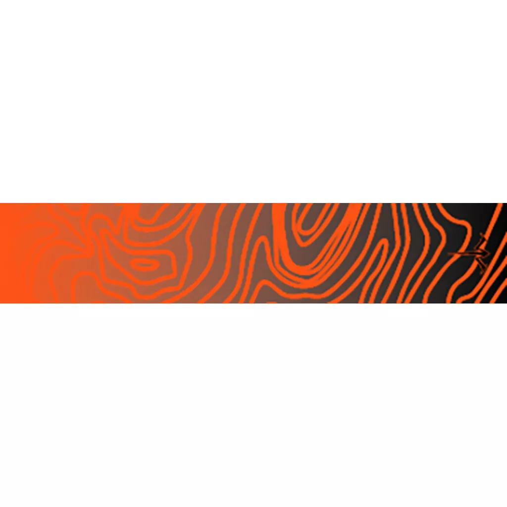 White Water Archery Topo Fade Arrow WrapsOrange 5 in. x 1.125 in. 15 pk.