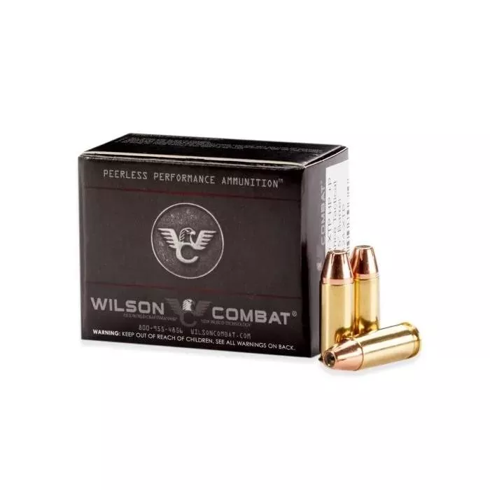 Wilson Combat .38 Super +P Hornady XTP Handgun Ammo - 124gr HP