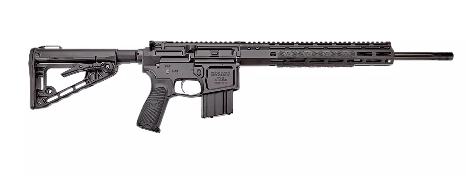 Wilson Combat TH-300H18FBLACK Tactical Hunter 300 HAM'R 18" Fluted Threaded Barrel Green/Black Armor-Tuff