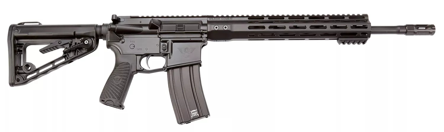 Wilson Combat TRPC556BL Protector Carbine 5.56x45mm NATO 16.25" 30+1 Black Armor-Tuff Black Wilson/Rogers Super Stoc Stock BCM Starburst Polymer Black Grip