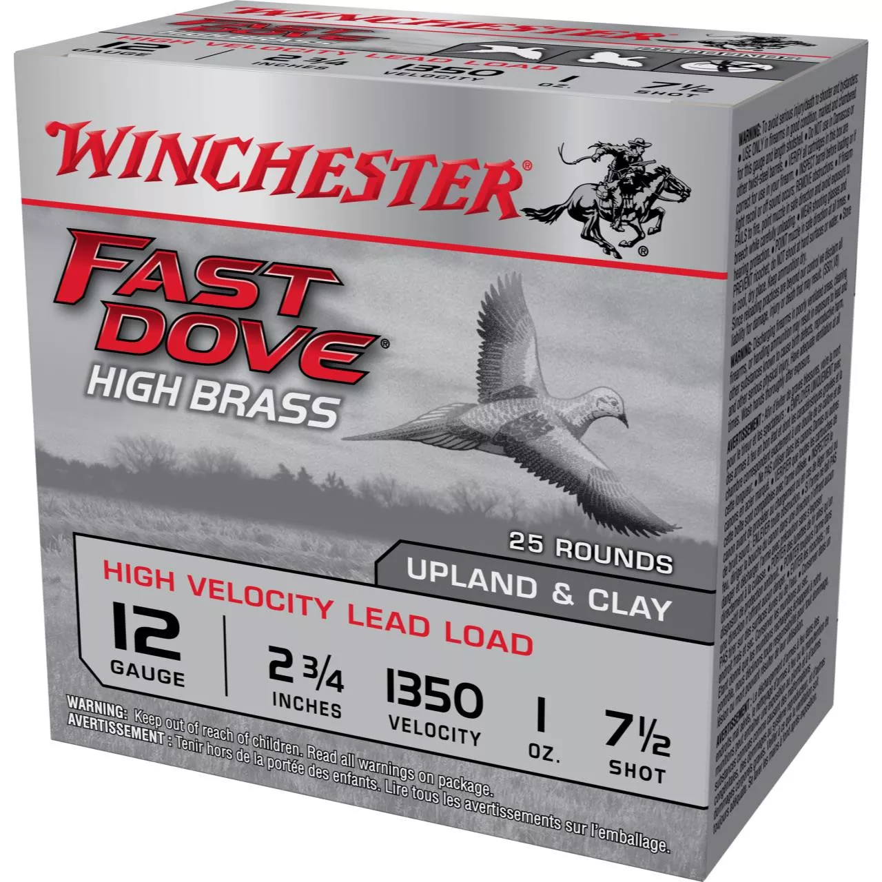 Winchester 12 Gauge 2-3/4" #7.5 Shot - 25 Rounds