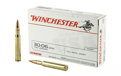 Winchester .30-06 Springfield 147GR FMJ Rifle Ammunition