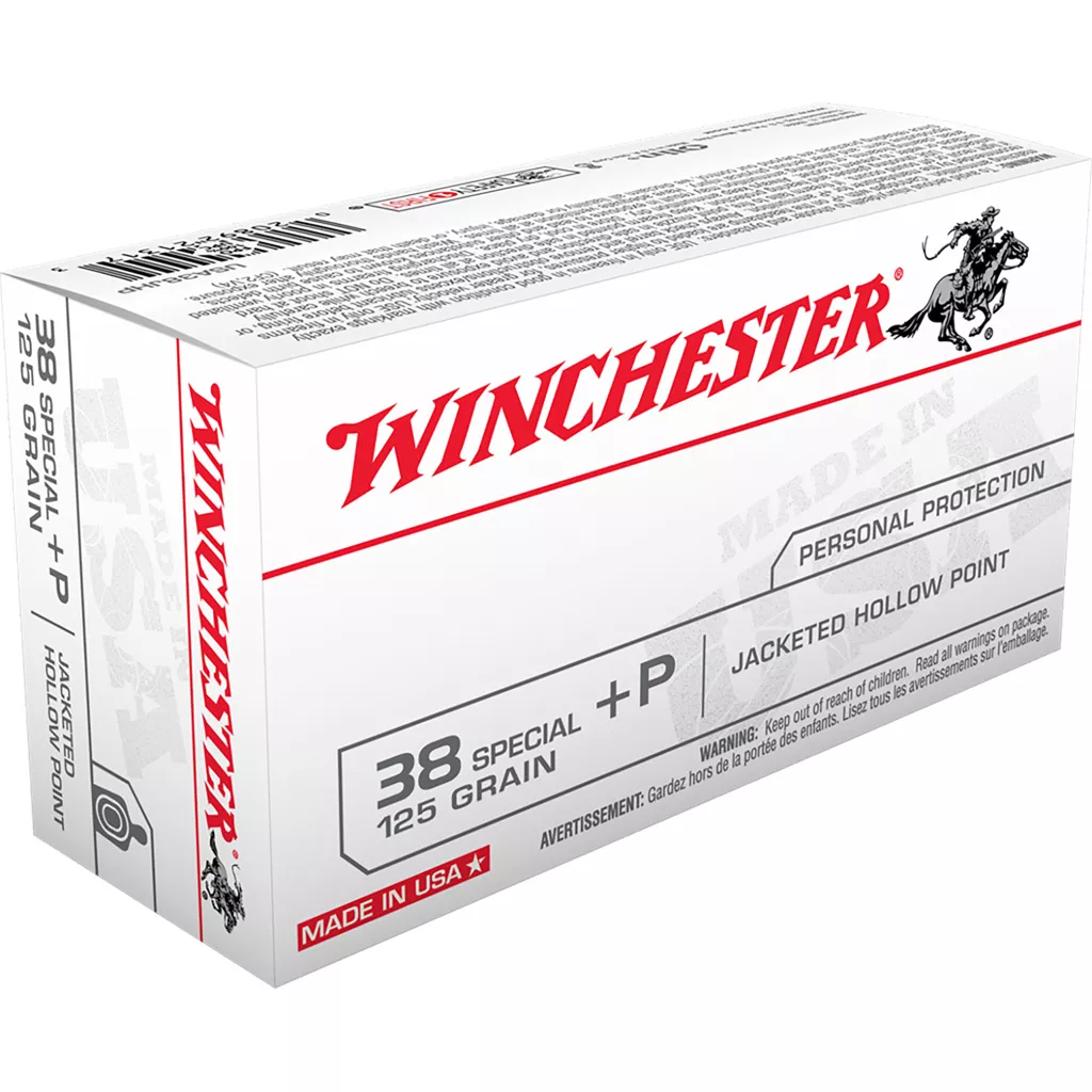 Winchester .38 Special 125GR HP 50 Rounds