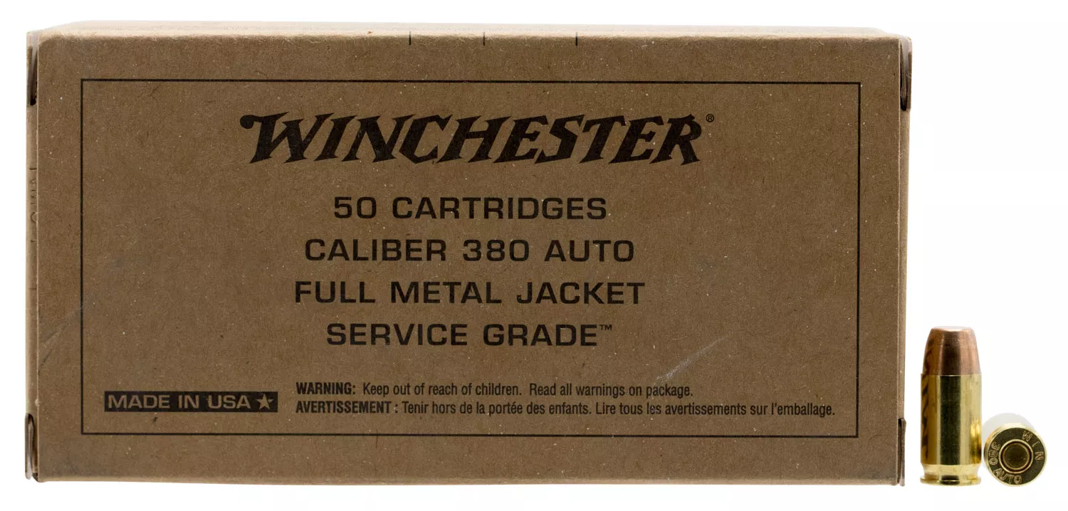 Winchester .380 ACP 95GR 50 Rounds