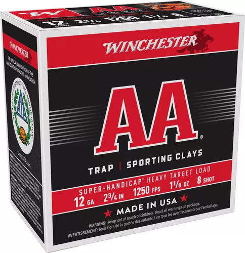 Winchester AA 12GA Shotgun Shells - 250RD Case #8