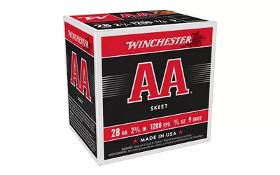 Winchester AA 28 Gauge Shotshells #9 – 25 Rounds