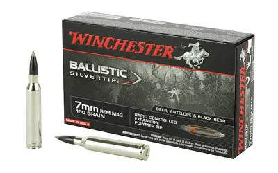 Winchester Ballistic Silvertip 7mm Magnum 150gr Ammo