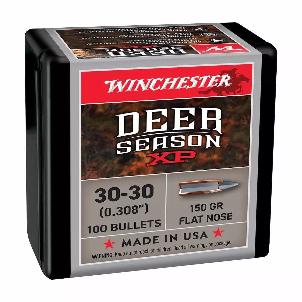 Winchester Deer Season XP Rifle Bullets 30-30 WIN 150 gr 100/ct
