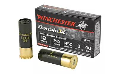 Winchester Double X High Velocity 12GA 00 Buckshot Shells