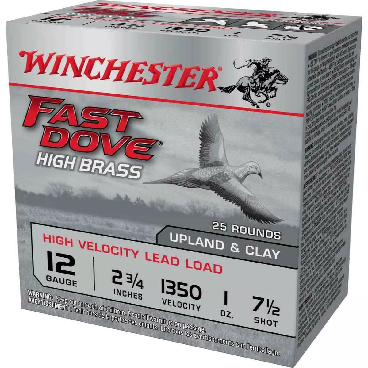 Winchester Fast Dove & Clay Shotshells - 12 Gauge 25ct