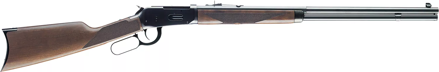 Winchester Guns 534178117 Model 94 Sporter 38-55 Win Caliber with 8+1 Capacity, 24" Barrel, Brushed Polish Blued Metal Finish & Satin Black Walnut Fixed Straight Grip Stock Right Hand (Full Size)