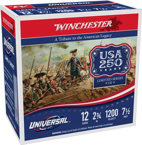 WINCHESTER LIGHT TARGET 12GA - 2.75" 1-1/8 #7.5 200RD CASE