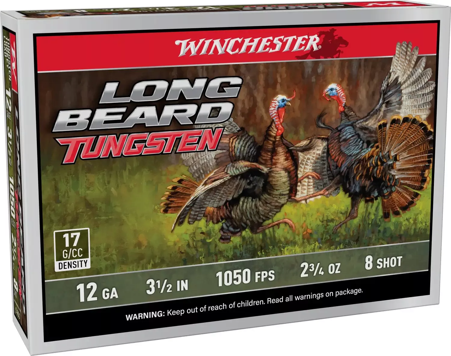 Winchester Long Beard 12 Gauge Shotgun Shells - #8 TSS