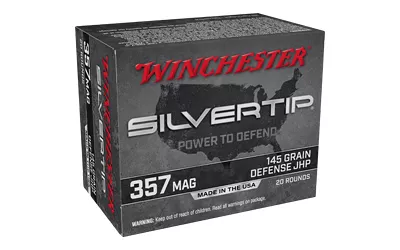 Winchester Silvertip .357 Magnum 145gr Hollow Point Ammo