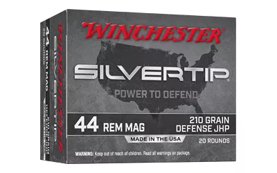 Winchester Silvertip .44 Magnum 210 Gr JHP Ammunition