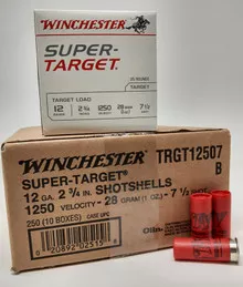 Winchester Super-Target 12 Gauge 2-3/4" #7.5 Shot 1 oz - 250 Rounds (Case)