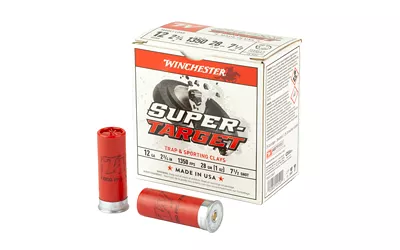 Winchester Super Target 12GA Shotshells - #7.5, 25/Box