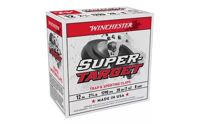 Winchester Super Target 12GA Shotshells - #8 Shot Size