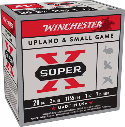 Winchester Super-X 20GA Shotgun Shells - 250rd Case