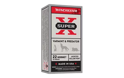 Winchester Super-X .22 Hornet 46gr JHP Rifle Ammo