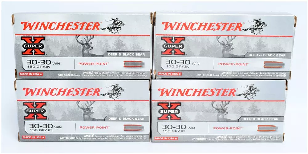 Winchester Super-X Power-Point 30-30 WIN Rifle Ammunition, 80 Rounds