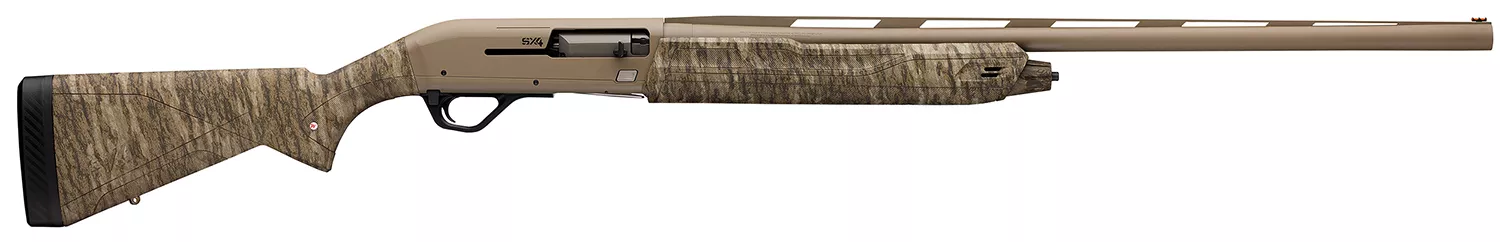 Winchester SX4 Hybrid Hunter 20 Gauge Semi-Auto Shotgun, 26" Barrel, 4+1 Capacity, Flat Dark Earth Cerakote, Mossy Oak Bottomland Stock, Right Hand, Includes 3 Invector-Plus Chokes 048702020339