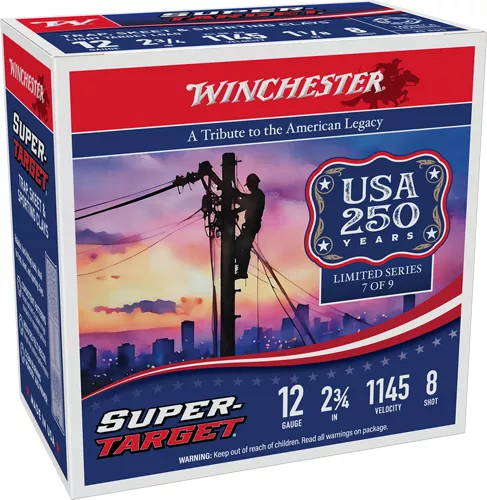 Winchester Target 12GA Shotgun Shells - #8 - 250rd Case