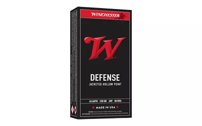 Winchester USA .45 ACP 230GR JHP Ammunition - 50 Rounds