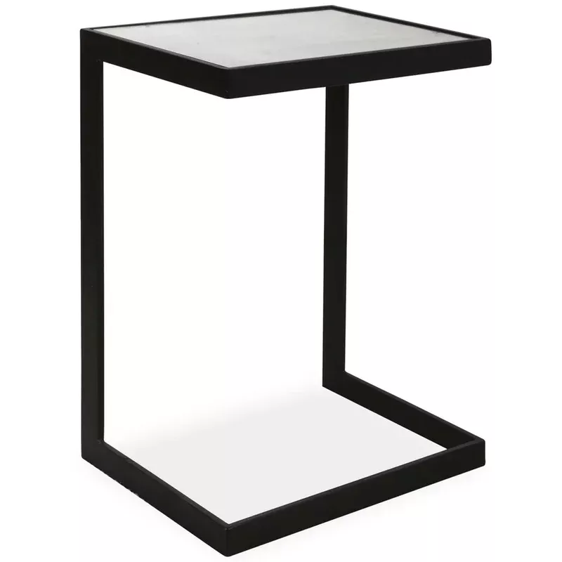 windell accent table aged black