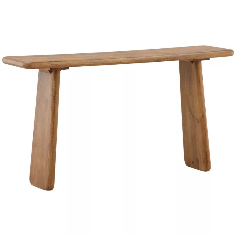 winsor console table brown