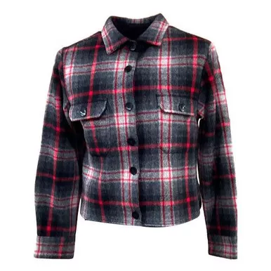 Woolly Dry Goods Women’s Washable Wool Shacket – 11.5 oz Cropped Fit #WWWOM01