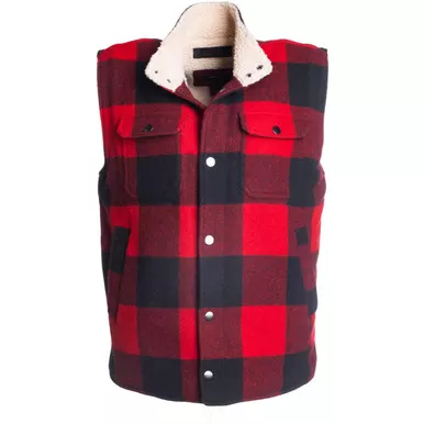 Woolly Dry Goods Woolly Sherpa Lined Vest #WV01R