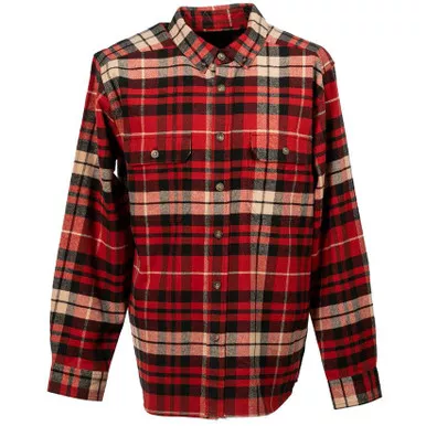 Woolly Men's Flannel Button Down 7 OZ. | Classic Fit | Reg #WF7OZBD28R