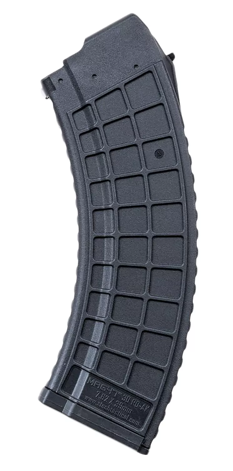 Xtech Tacitcal XTT1152BLKMAG47 Gen2 30rd Waffle 7.62X39 Fits AK-47 Black Stainless Steel