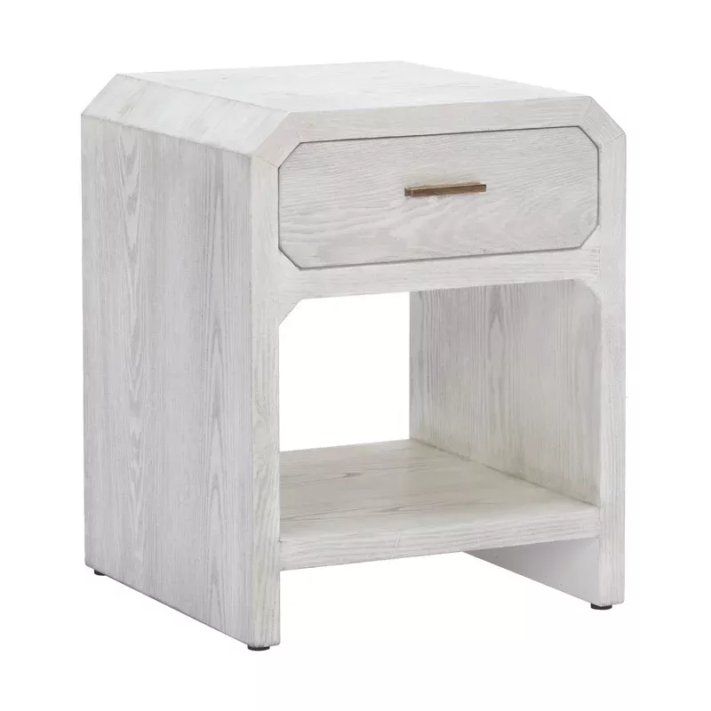 yume side table oak white