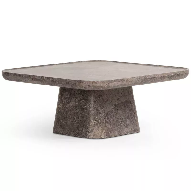 zane coffee table warm grey by four hands