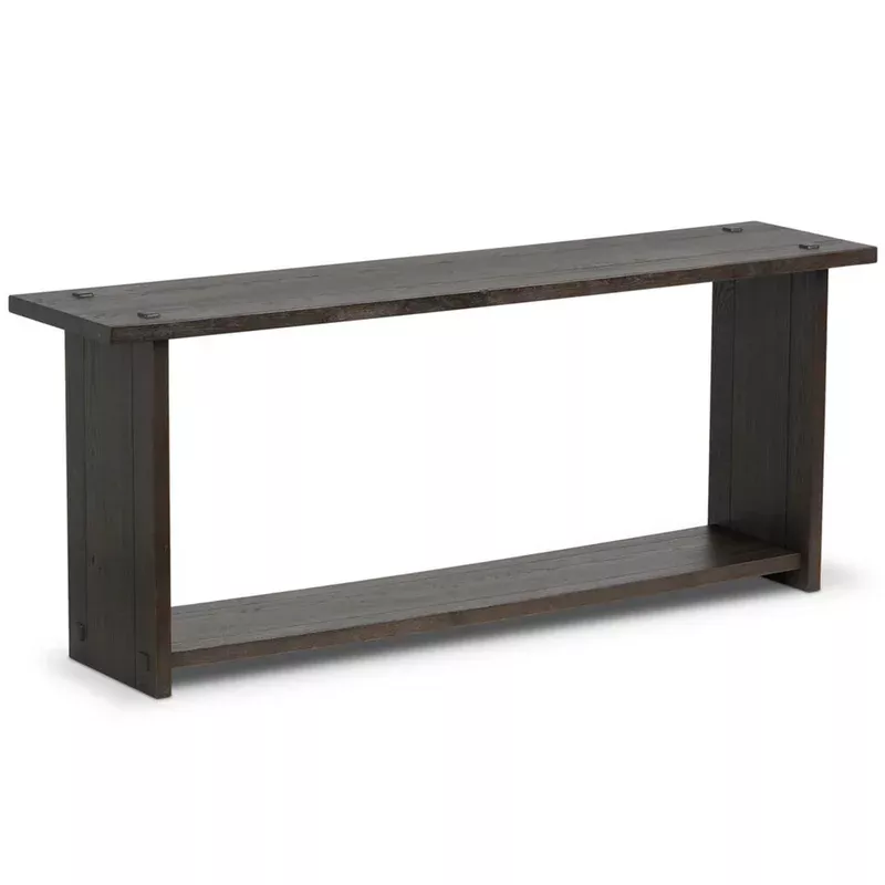 zeno console table smoked black by four hands