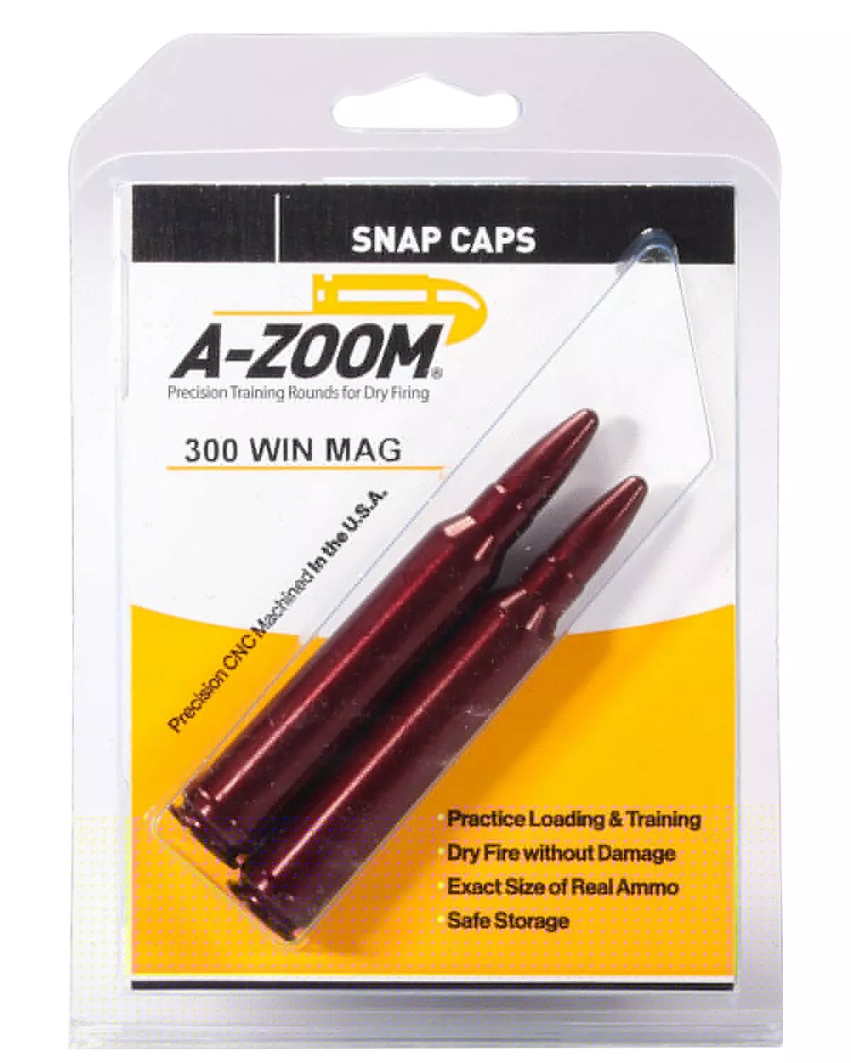 A-Zoom 300 Win Mag Rifle Snap Caps - 2 Pack 666692122378