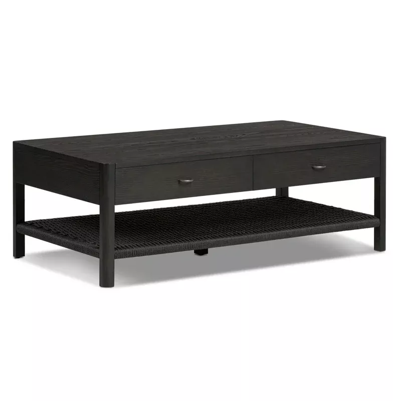 zuma coffee table smoked black by four hands